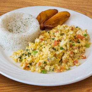 Huevos Revueltos Con Arroz